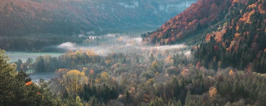 Vue sur les massifs du Jura (c) Léonard Cotte